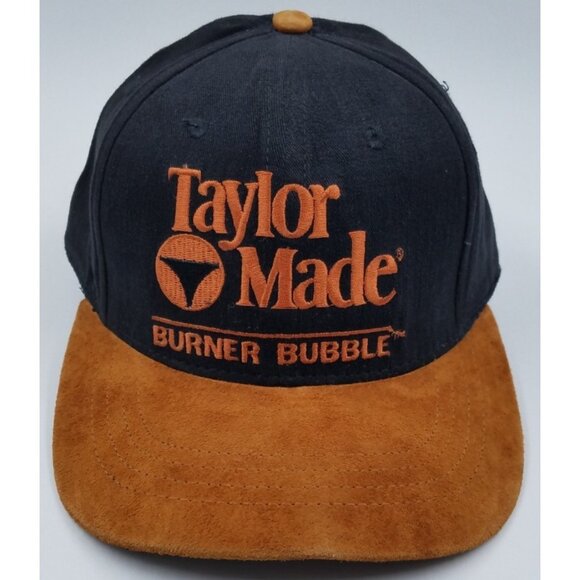 TaylorMade Other - TaylorMade Vintage Burner Bubble Adjustable Strapback Golf Hat Cap Made in USA
